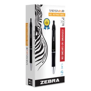 Zebra 45610 Pen,sarasa,dry Gel,x1,bk