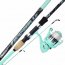 Okuma FNX-70-40SF Fin Chaser X Series Spinning Combo Sea Foam 7ft Rod