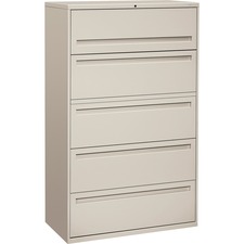 Hon HON 795LQ Hon Brigade 700 Series 5-drawer Lateral - 42 X 18 X 64.3