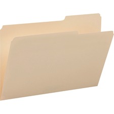 Smead SMD 15385 Smead 25 Tab Cut Legal Recycled Top Tab File Folder - 