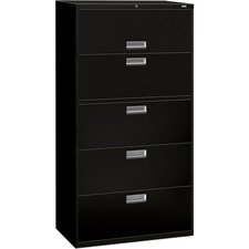 Hon HON 685LP Hon Brigade 600 Series 5-drawer Lateral - 36 X 18 X 64.3