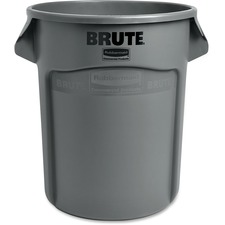 Rubbermaid FG262000GRAY Commercial Brute Round 20-gallon Container - 2