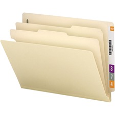 Smead SMD 26835 Smead Letter Recycled Classification Folder - 8 12 X 1