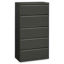 Hon HON 885LS Hon Brigade 800 Series 5-drawer Lateral - 36 X 18 X 64.3