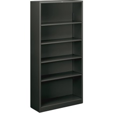 Hon HON S72ABCS Hon Brigade 5-shelf Steel Bookcase - 34.5 X 12.6 X 71 