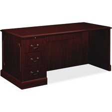 Hon HON 94284LNN Hon 94000 Series Left Pedestal Desk 66w - 2-drawer - 