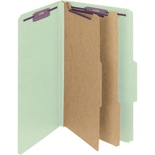 Smead SMD 19076 Smead Plain 25 Tab 2-divider Classification Folders - 