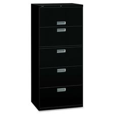 Hon HON 675LP Hon Brigade 600 Series 5-drawer Lateral - 30 X 18 X 64.3