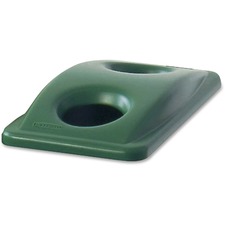 Rubbermaid RCP 269288GN Commercial Slim Jim Bottlecan Recycling Top - 