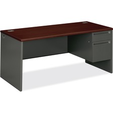 Hon HON 38291RNS Hon 38000 Series Right Pedestal Desk - 2-drawer - 66 