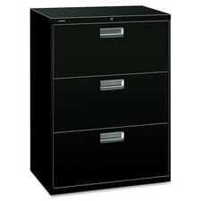 Hon HON 673LP Hon Brigade 600 Series 3-drawer Lateral - 30 X 18 X 39.1