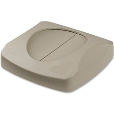 Rubbermaid RCP 268988BG Commercial Untouchable Swing Top Lid - 1 Each 