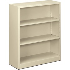 Hon HON S42ABCL Hon Brigade 3-shelf Steel Bookcase - 41 Height X 34.5 