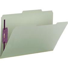 Smead SMD 19982 Smead 25 Tab Cut Legal Recycled Fastener Folder - 8 12