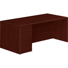 Hon HON 10788LNN Hon 10700 Series Left Pedestal Desk - 3-drawer - 72 X