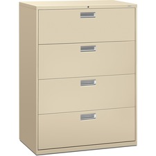 Hon HON 694LL Hon Brigade 600 Series 4-drawer Lateral - 42 X 18 X 52.5