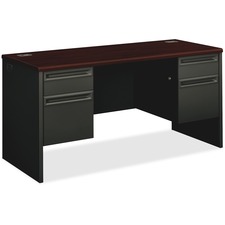 Hon HON 38852NS Hon 38000 Series Double Credenza, 60w - 4-drawer - 60 