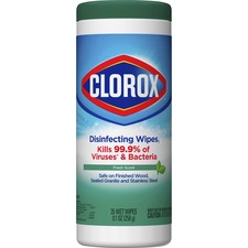 The CLO 01593 Clorox Disinfecting Cleaning Wipes - Bleach-free - Ready