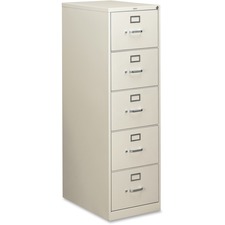 Hon HON 315CPQ Hon 310 Series 5-drawer Vertical File - 18.3 X 26.5 X 6