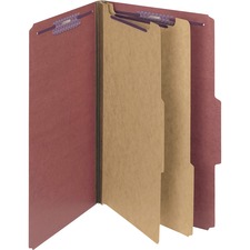 Smead SMD 19075 Smead Plain 25 Tab 2-divider Classification Folders - 