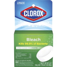 The CLO 30024 Clorox Ultra Clean Toilet Tablets Bleach - Tablet - 3.50