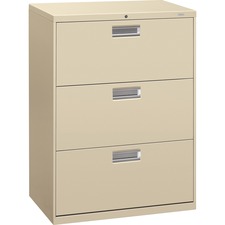 Hon HON 673LL Hon Brigade 600 Series 3-drawer Lateral - 30 X 18 X 39.1