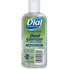 Dial DIA 00685 Professional Hand Sanitizer - 4 Oz - Flip Top Bottle Di