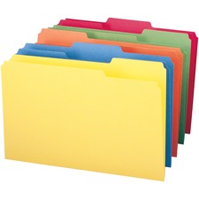 Smead SMD 16943 Smead Colored 13 Tab Cut Legal Recycled Top Tab File F