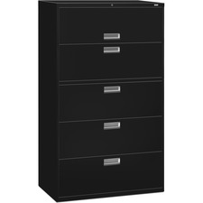 Hon HON 695LP Hon Brigade 600 Series 5-drawer Lateral - 42 X 18 X 64.3