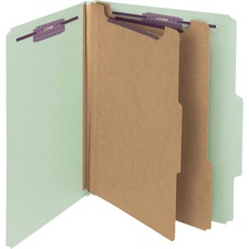 Smead SMD 14076 Smead Plain 25 Tab 2-divider Classification Folders - 