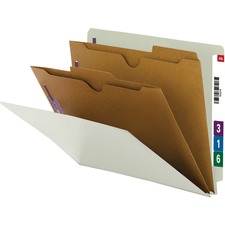 Smead SMD 26710 Smead 13 Tab Cut Letter Recycled Classification Folder