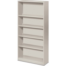 Hon HON S72ABCQ Hon Brigade 5-shelf Steel Bookcase - 34.5 X 12.6 X 71 