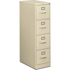 Hon HON 514PL Hon 510 Series 4-drawer Vertical File - 15 X 25 X 52 - 4