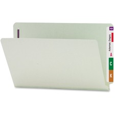 Smead SMD 37705 Smead Legal Recycled Fastener Folder - 8 12 X 14 - 1 E