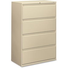 Hon HON 884LL Hon Brigade 800 Series 4-drawer Lateral - 36 X 18 X 52.5