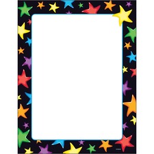 Trend TEP T11413 Trend Gel Stars Copy  Multipurpose Paper - Assorted, 