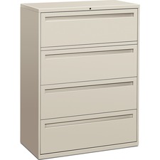 Hon HON 794LQ Hon Brigade 700 Series 4-drawer Lateral - 42 X 18 X 52.5