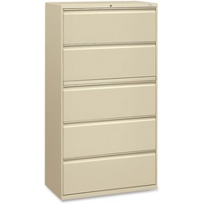 Hon HON 885LL Hon Brigade 800 Series 5-drawer Lateral - 36 X 18 X 64.3