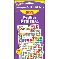 Trend TEP T1945 Trend Superspots Positive Praisers Stickers - Self-adh