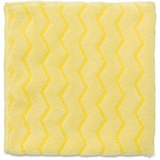 Rubbermaid RCP Q610 Commercial Hygen Microfiber Bathroom Cloth - Cloth