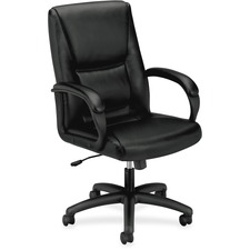 Hon BSX VL161SB11 Hon High-back Executive Chair - Black Softhread Leat