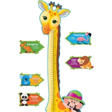 Trend TEP T8176 Trend Giraffe Growth Chart Bulletin Board Set - Animal