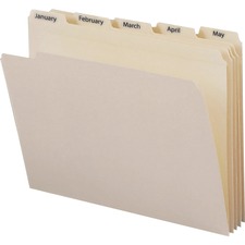 Smead SMD 11765 Smead 15 Tab Cut Letter Recycled Top Tab File Folder -