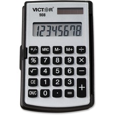 Victor 908 Victor  Handheld Calculator - Big Display, Battery Backup, 