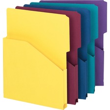 Smead SMD 75445 Smead 25 Tab Cut Letter Recycled File Pocket - 8 12 X 