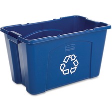 Rubbermaid RCP 571873BE Commercial 18-gallon Recycling Box - 18 Gal Ca