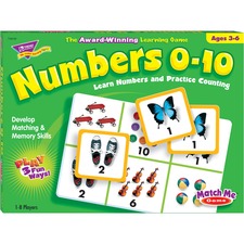 Trend TEP T58102 Trend Match Me Numbers 0-10 Learning Game - Education