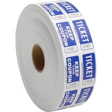 Sparco SPR 99230 Roll Tickets - Blue - 2000roll