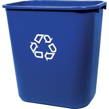 Rubbermaid RCP 295673BE Commercial Deskside Recycling Container - 7.03