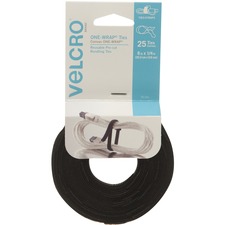 Velcro VEK 91141 Velcroreg; Brand One-wrapreg; Ties, 8in X 14in, Black